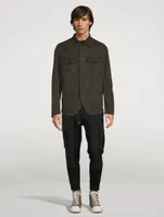 Drawstring Trench Jacket