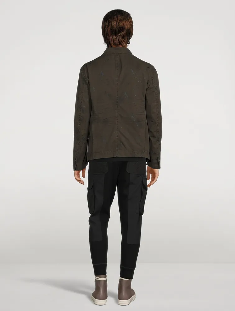 Drawstring Trench Jacket