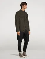 Drawstring Trench Jacket