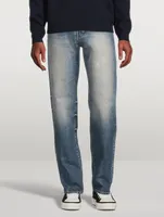 Asagao Cotton Straight-Leg Jeans