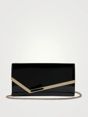 Emmie Patent Leather Clutch