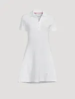 Flared Polo Mini Dress