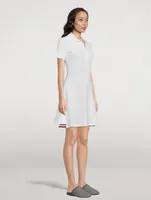 Flared Polo Mini Dress