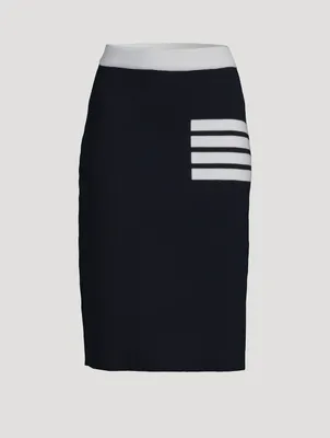 4-Bar A-Line Midi Skirt