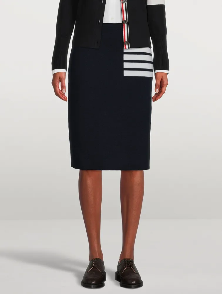 4-Bar A-Line Midi Skirt