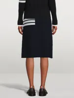 4-Bar A-Line Midi Skirt
