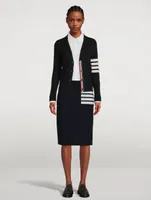 4-Bar A-Line Midi Skirt