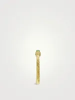 Ouroboros 18K Gold Ring With Emerald