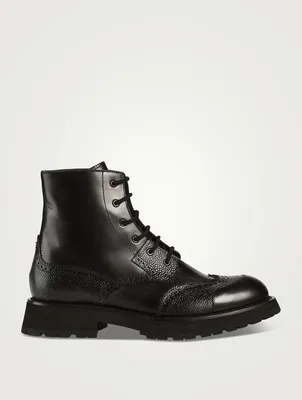 Punk Worker Leather Boots