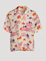 Silk Short-Sleeve Shirt