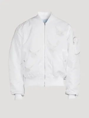Singing Doves Bomber Jacket