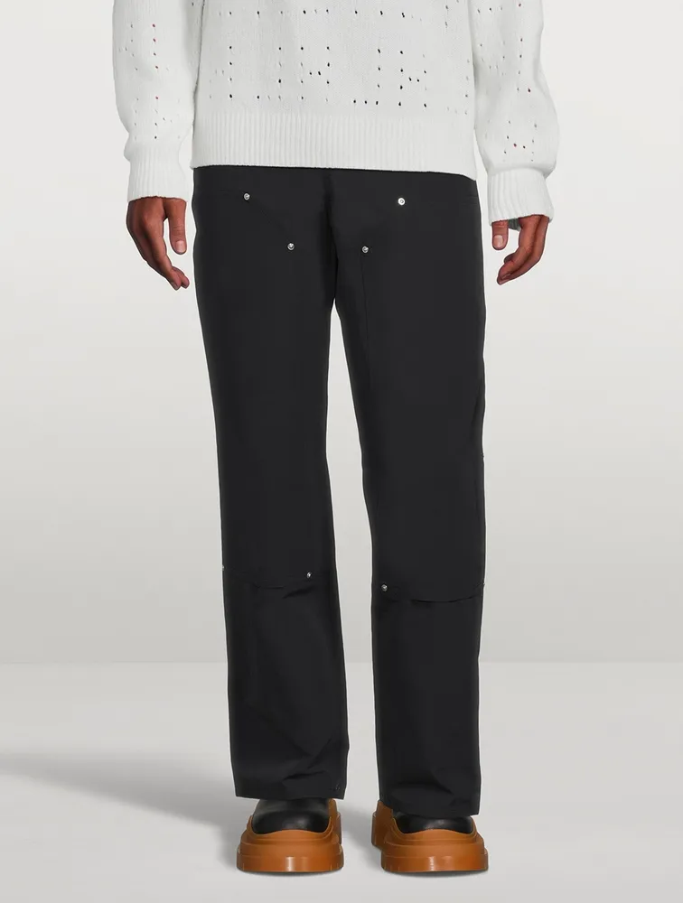 Straight-Leg Carpenter Pants