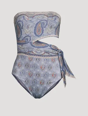 Vitali One-Piece Swimsuit With Scarf Tie