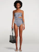 Vitali One-Piece Swimsuit With Scarf Tie