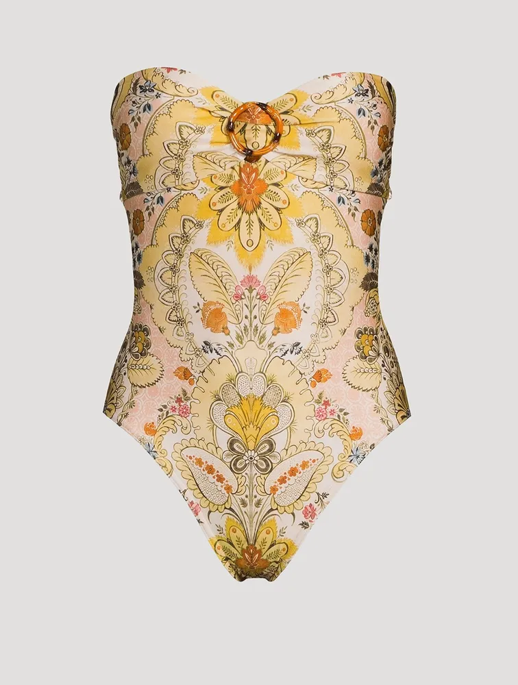 Laurel One-Piece Swimsuit With Bamboo Ring