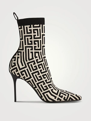 Skye Stretch Knit Ankle Boots