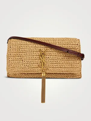 Kate YSL Monogram Raffia Chain Bag