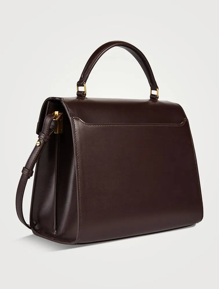 Medium Cassandra Leather Satchel