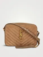 Lou YSL Monogram Suede Camera Bag