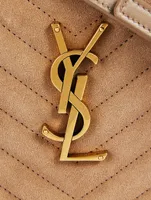 Lou YSL Monogram Suede Camera Bag