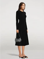 Long-Sleeve Midi Dress