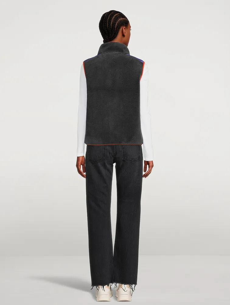 Jcbibi Fleece Vest With Piping