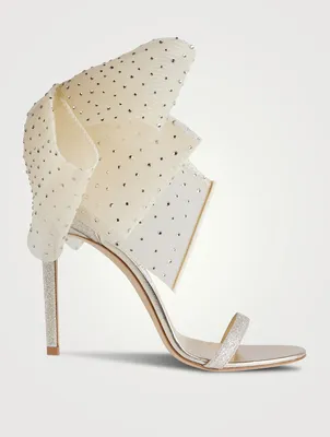 Aveline Embellished Grosgrain Stiletto Sandals