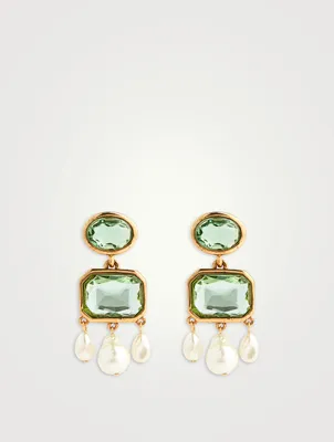 Victorian Glass Drop Earrings