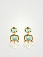 Victorian Glass Drop Earrings