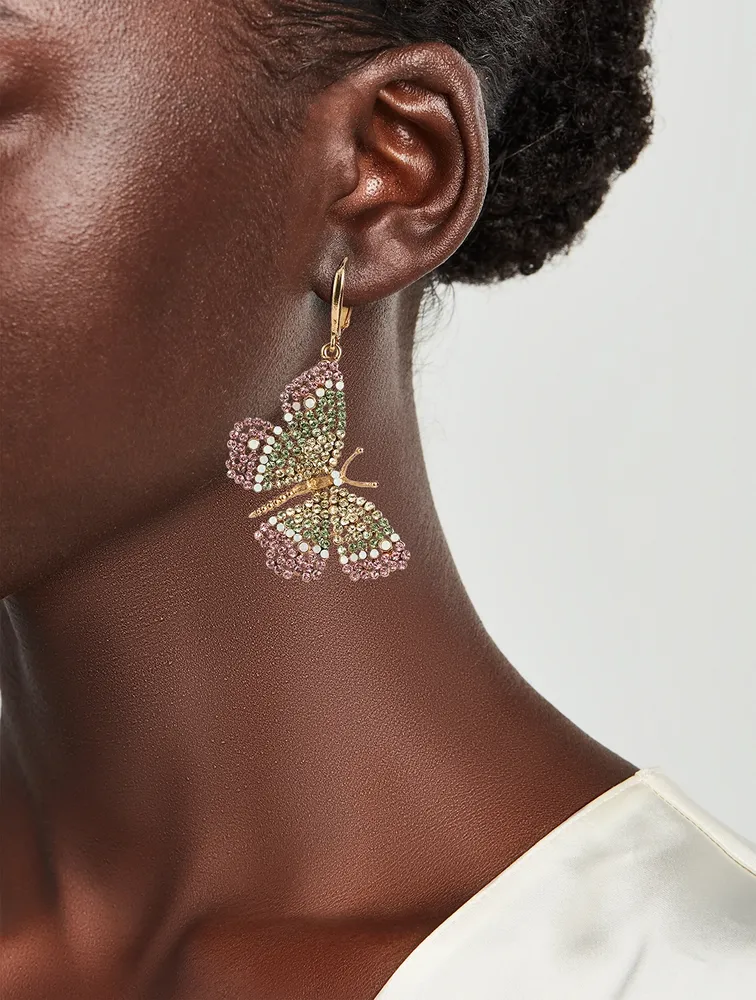 Butterfly Pendant Earrings