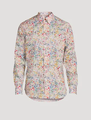 Cotton Shirt Liberty Floral Print