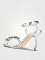 Finah Embellished Metallic Leather Sandals