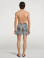 Swim Shorts With Hawaiian Logo