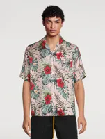 Short-Sleeve Shirt Hawaiian Logo Print