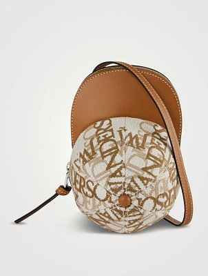 Medium Cap Jacquard Crossbody Bag