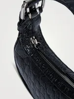 Mini Soho Croc-Embossed Leather Shoulder Bag