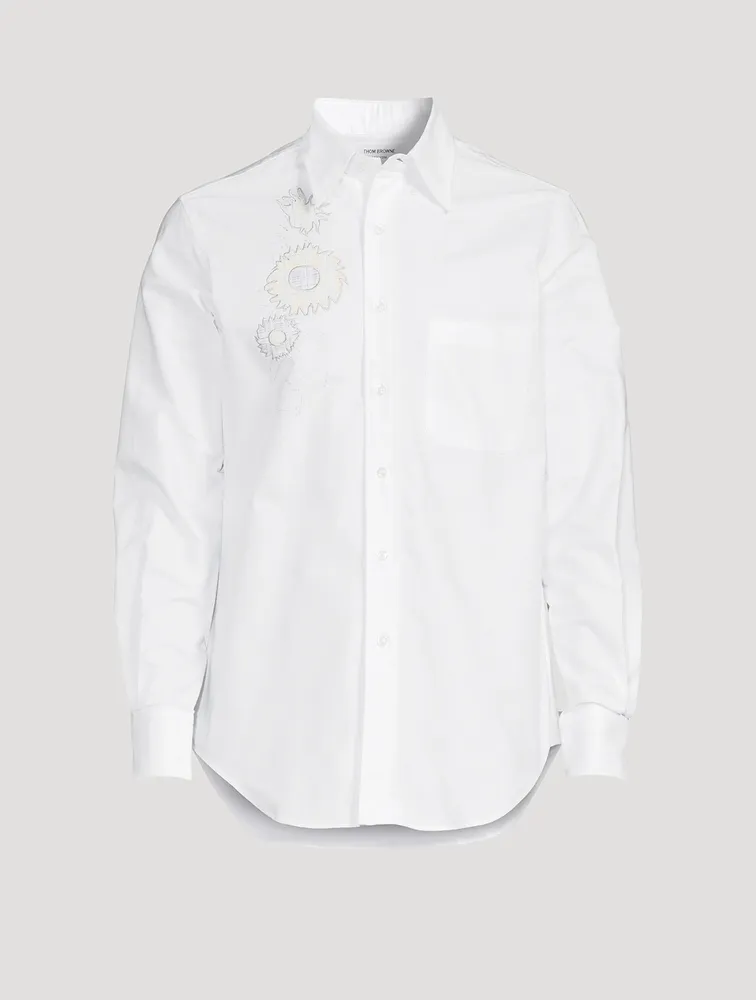 Cotton Shirt With Embroidery