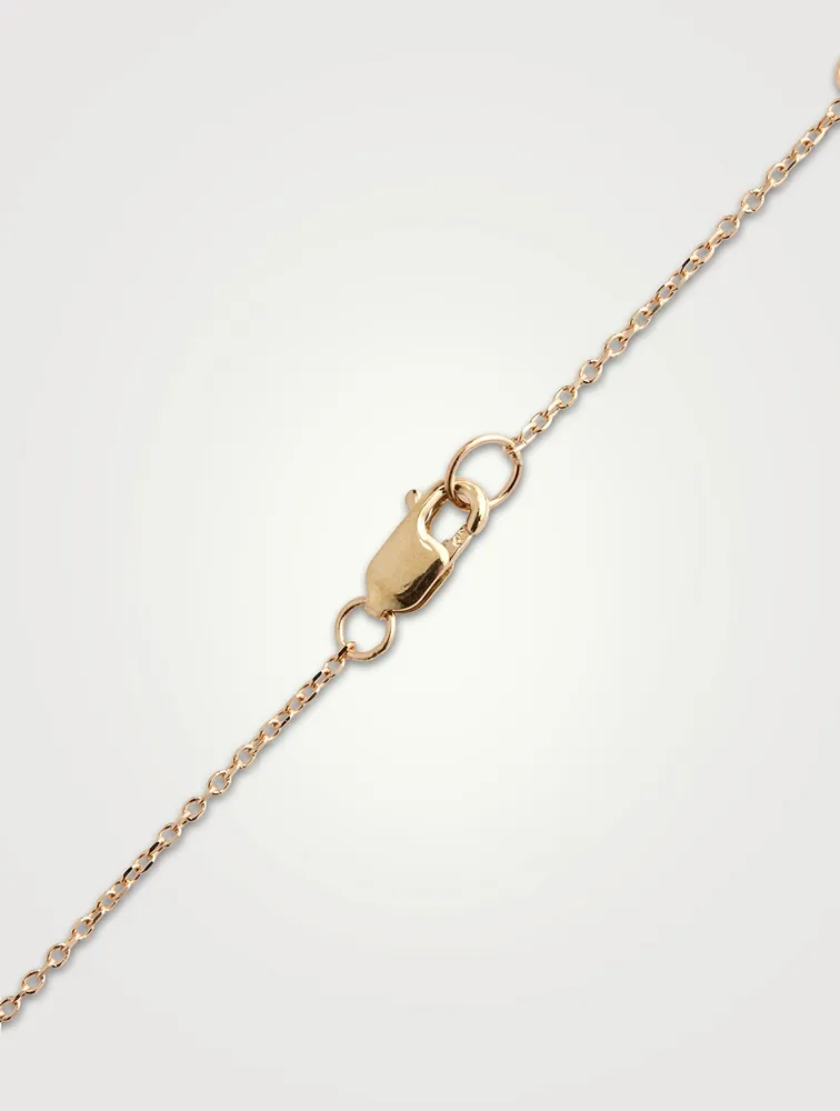 Cléo Daniela 14K Gold Emerald Cut Necklace