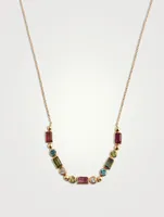 Cléo 14K Gold Baguette Mixte Necklace