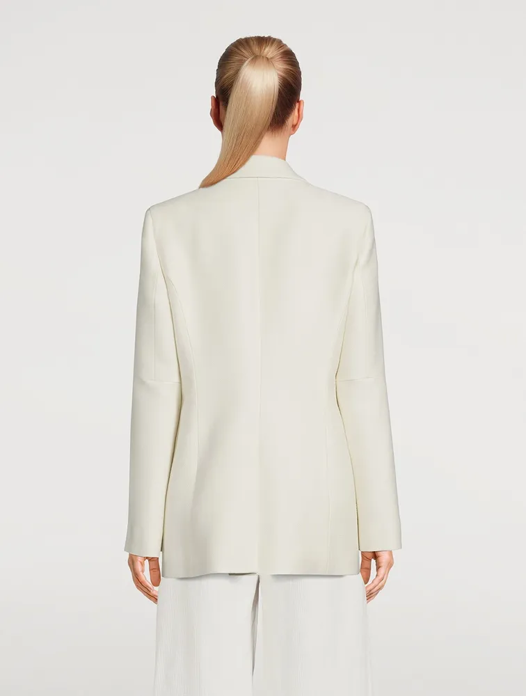 Wool And Silk Tuxedo Jacket