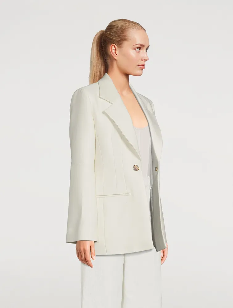 Wool And Silk Tuxedo Jacket