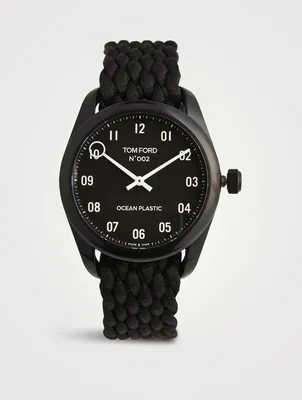 No. 002 Ocean Plastic Braided Bracelet Watch