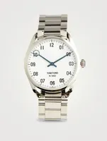 No. 002 Large Polished Stainless Steel Watch Case, 38mm
