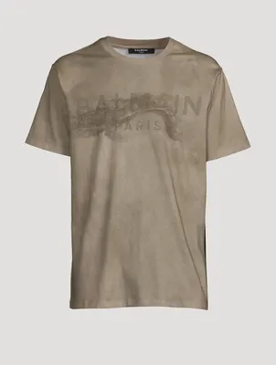 Cotton T-Shirt With Desert Logo