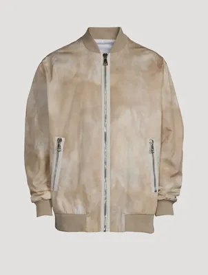 Cotton Bomber Jacket Desert Print