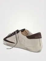 Super-Star Leather Sneakers With Suede Toe