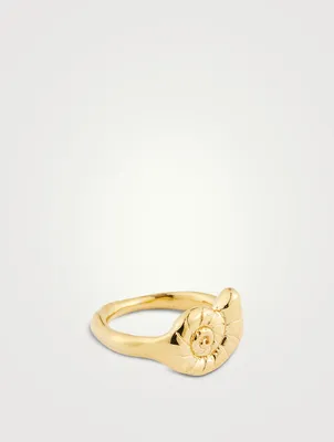 24K Goldplated WE.AR The Sea Ring