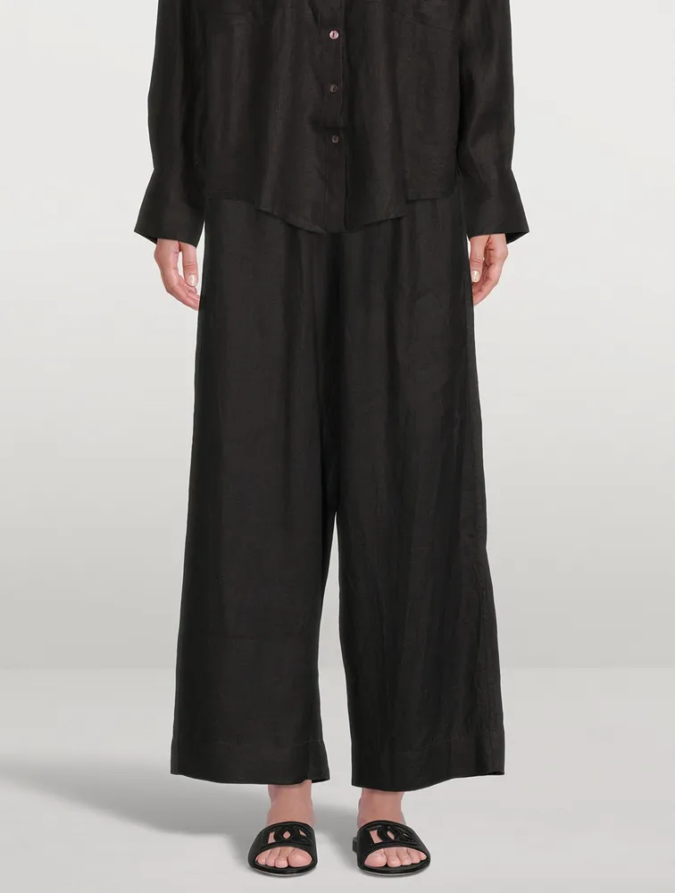 The Hemp Wide-Leg Pants