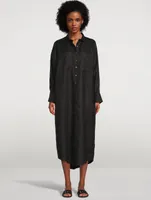 The Hemp Long Shirt Dress