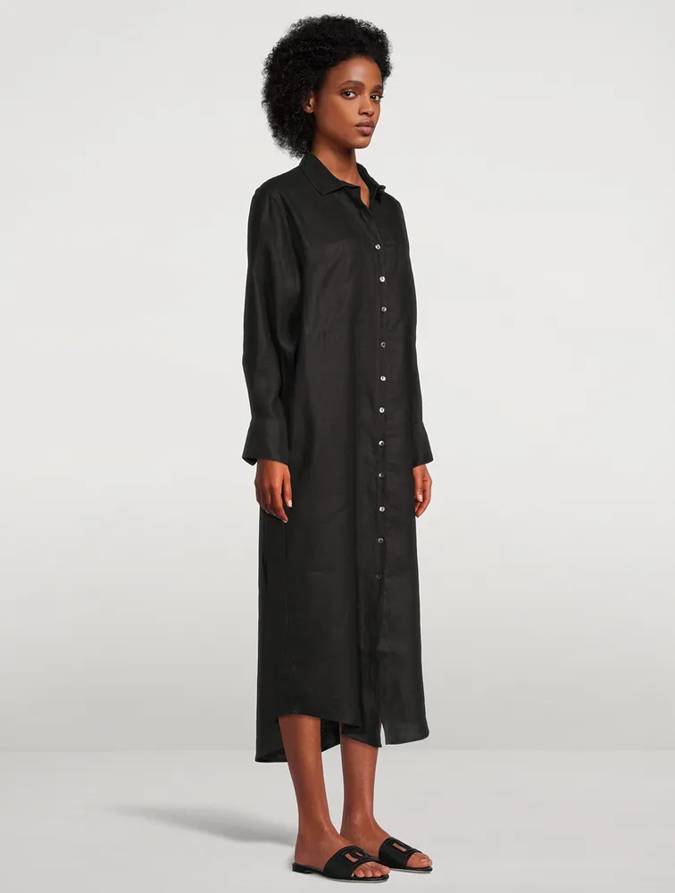 The Hemp Long Shirt Dress